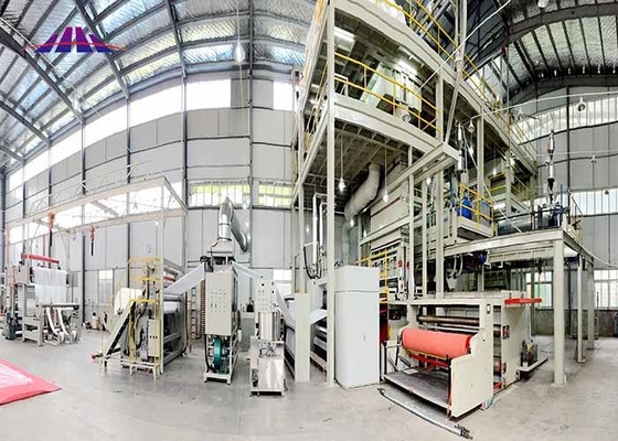 Overseas Service Available Smms Spunmelt Spunbond Polypropylene Nonwoven Textile Machine Non Woven Fabric Production Line